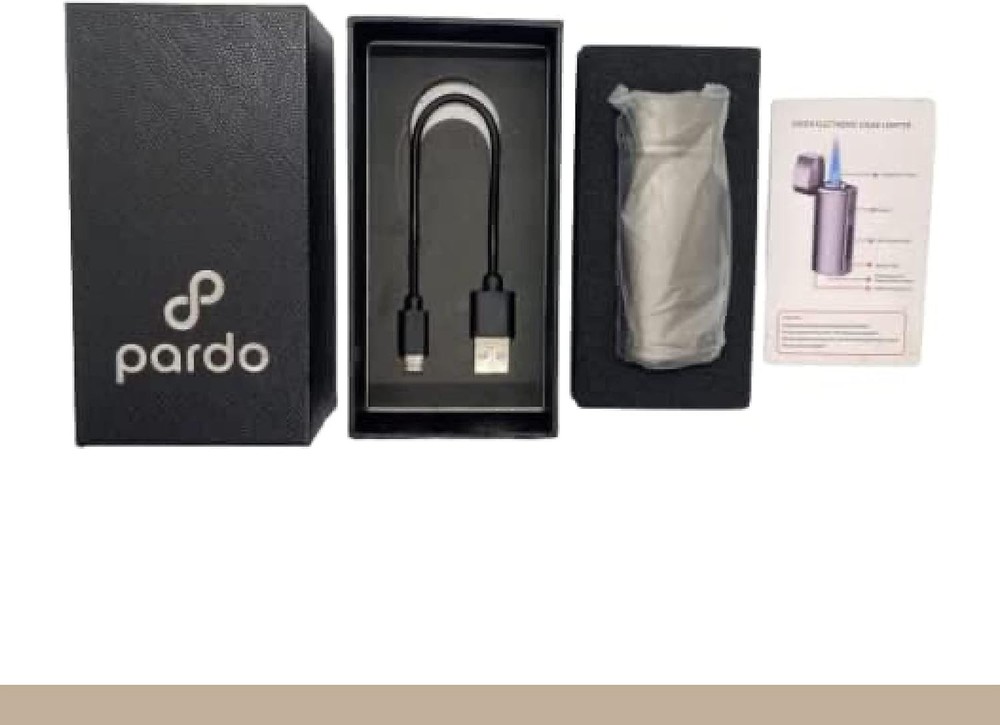 Torch Lighter - Electric Lighters Rechargeable - Triple Jet Flame, Refillable...
