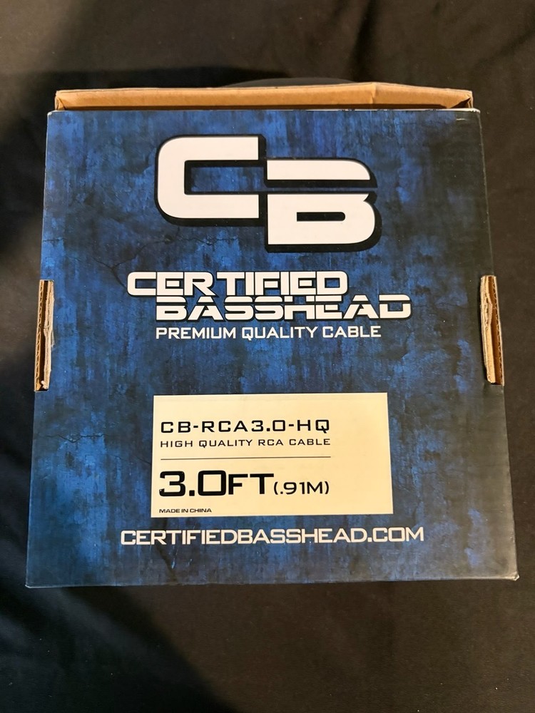 Certified Basshead 3' RCA