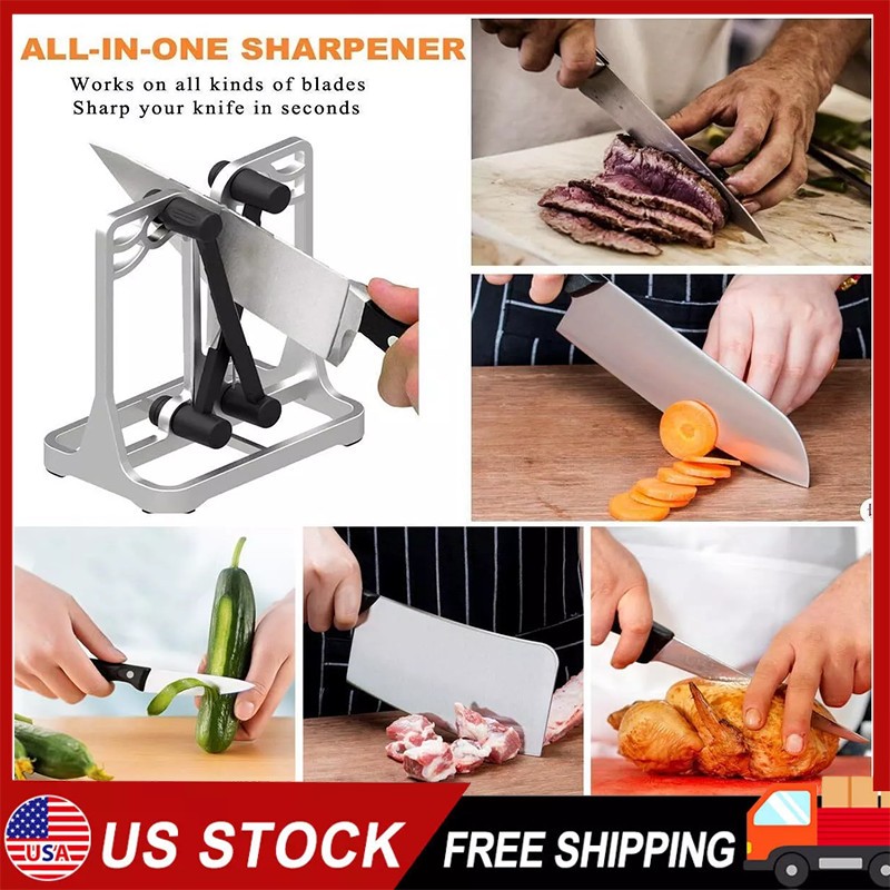 Knife Sharpener As Seen On TV Tungsten Carbide Kitchen Sharpening Tool Sharp NEW