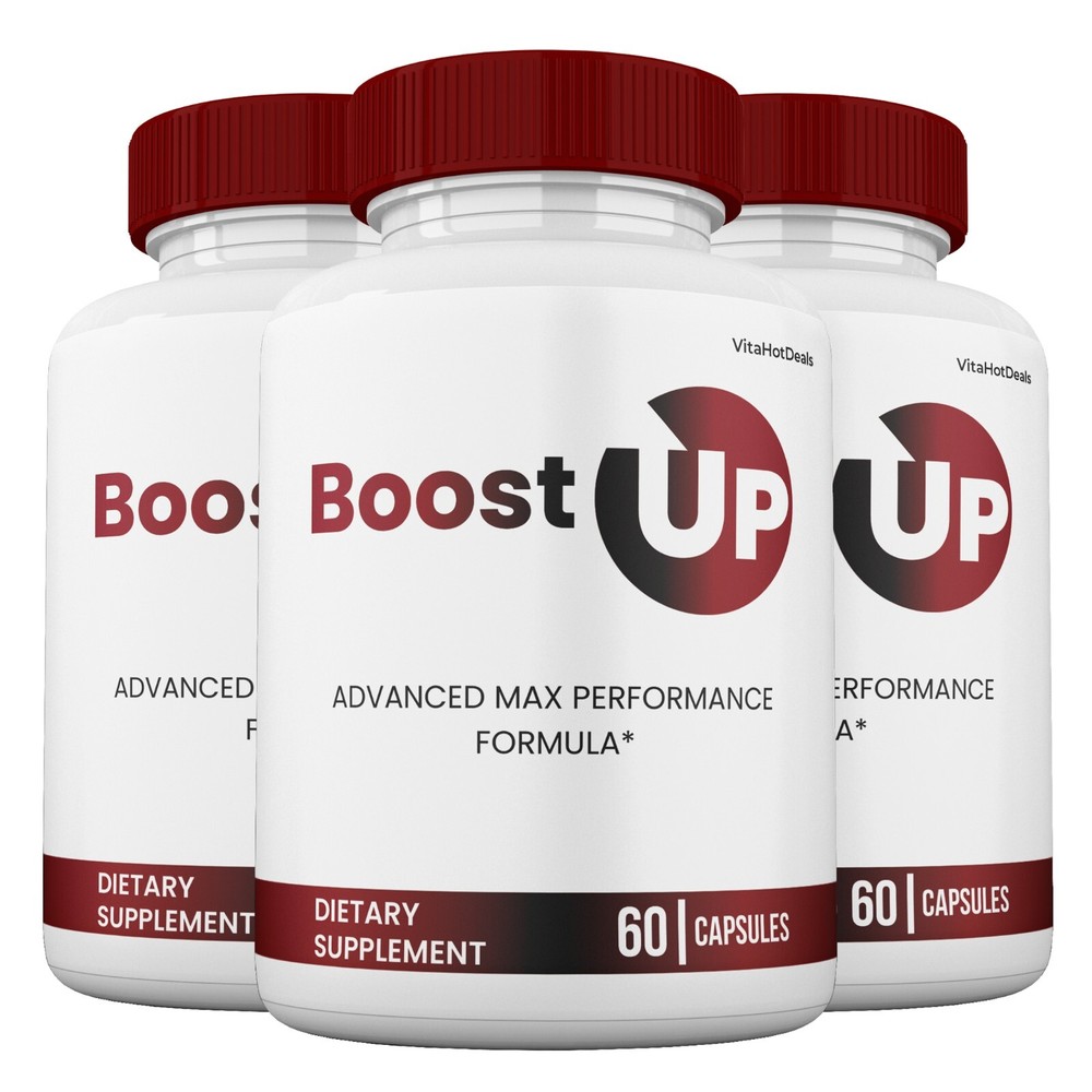 Boost Up Capsules, Max Strength Performance, Boost Up Pills for Men (3 Pack)