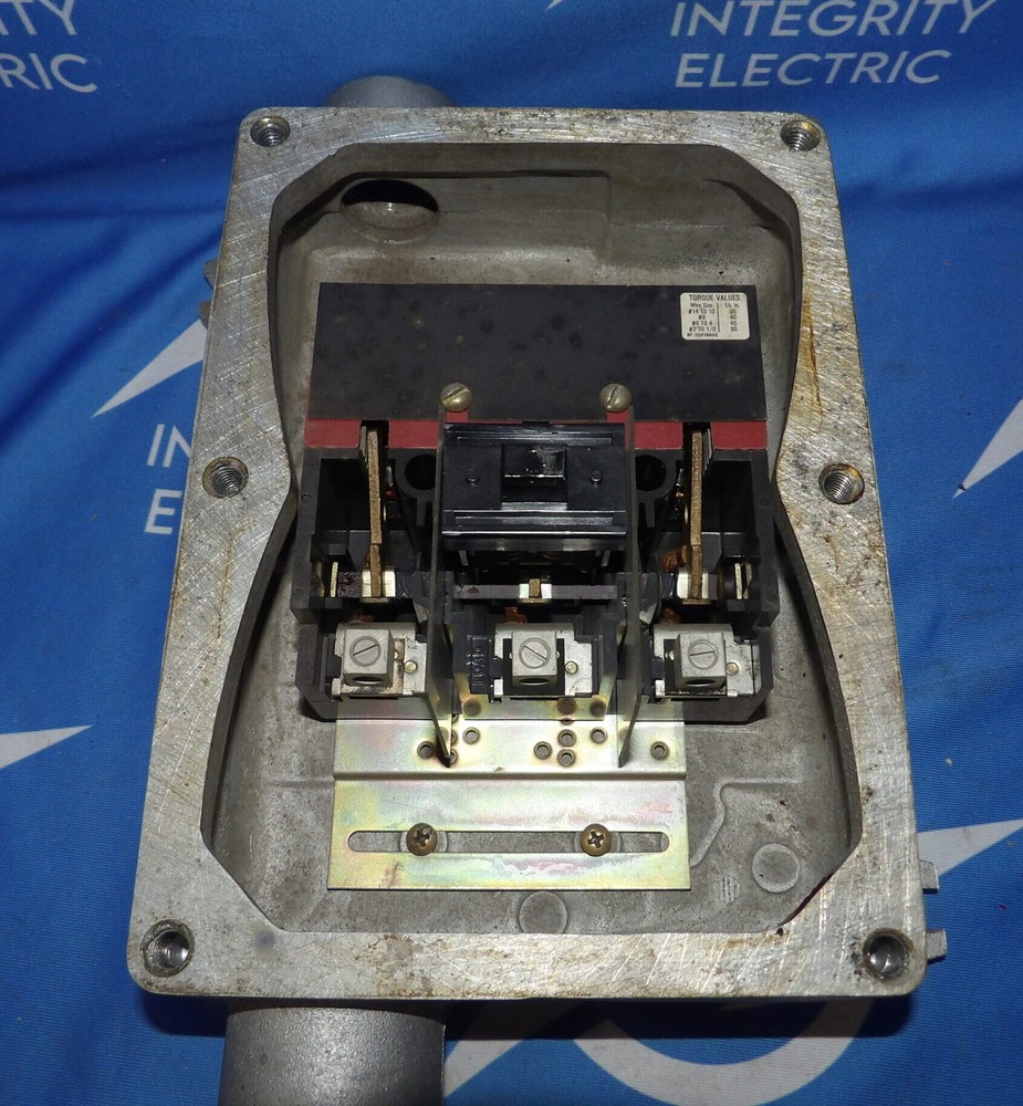 Killark XEDS-30 3 Pole 30A 600V Explosion Proof Disconnect Switch + 1 Year Wa...