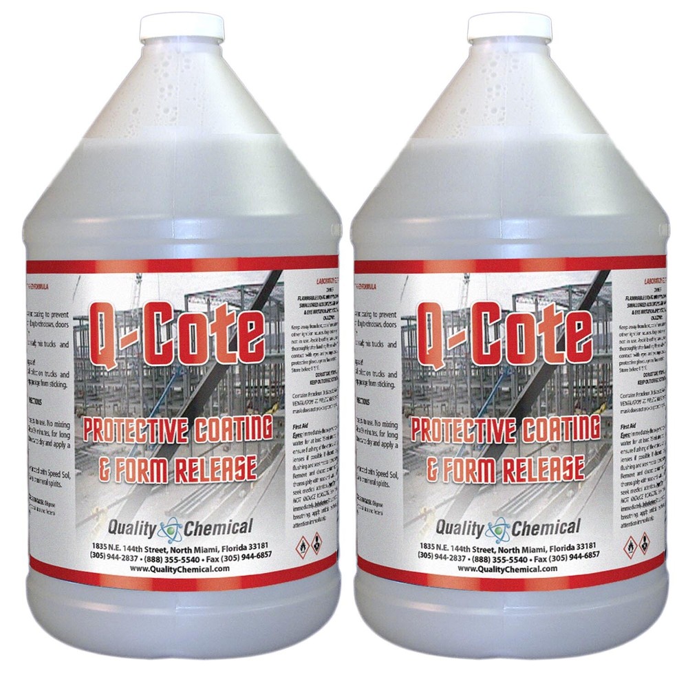 Q-Cote - Paraffin-based - Concrete Form Release Agent - 2 gallon case