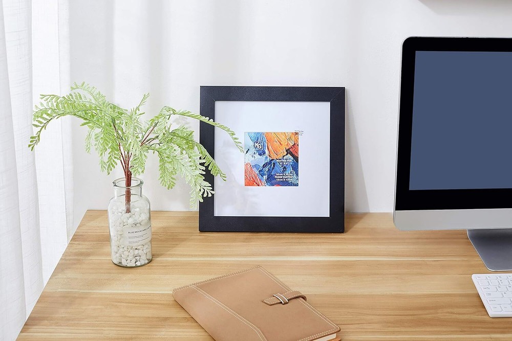 Matted Classic Langford Picture Frame, 10" X 10", Black