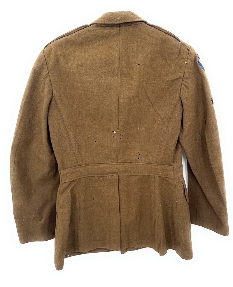 WWII 5th Army Alaska Defense Private Coat Jacket Brown