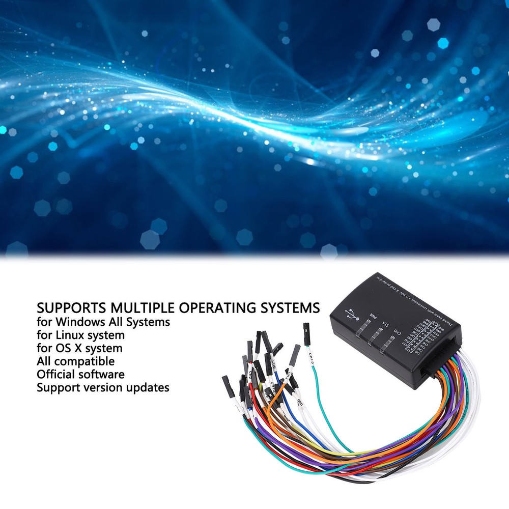 Logic Analyzer 100M Sampling Rate Compact USB Logic Analyzer Tool Supply Part