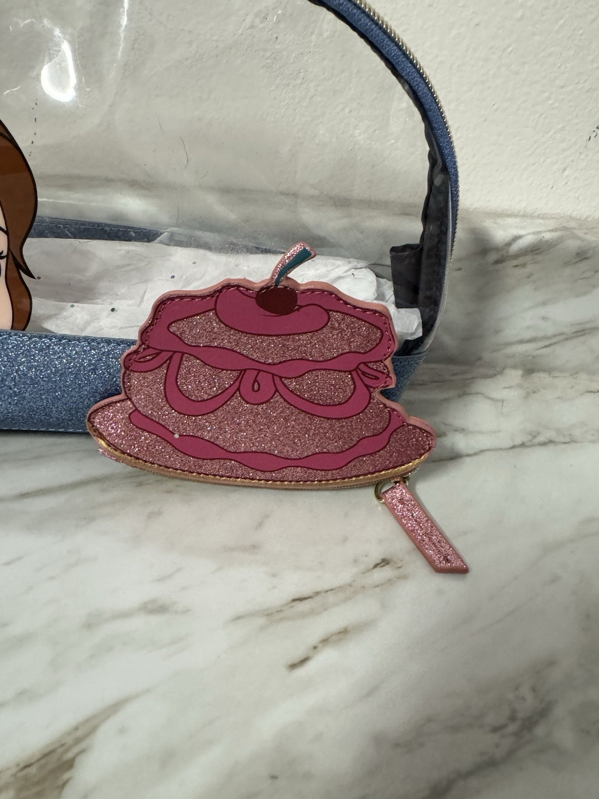 Disney Danielle Nicole Beauty & The Beast Cosmetic Bag Makeup Pouch 3 Piece Set