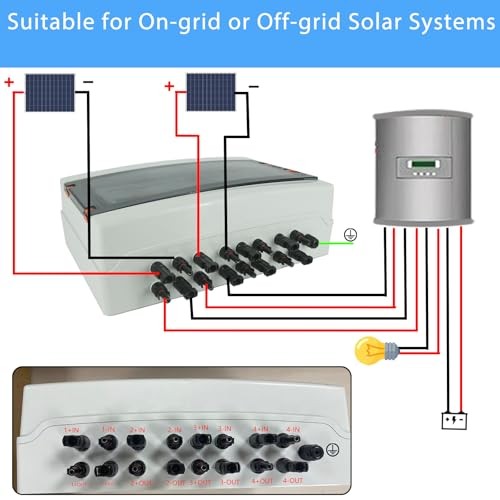 Solar Disconnect Switch, PV Combiner Box 4 String 1000V 40A 4String (4in4out)