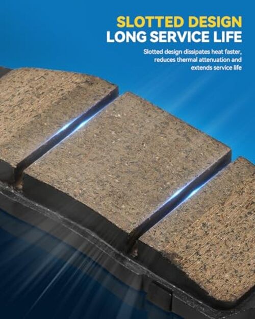 Ceramic Front Brake Pads For Versa 2007-2012, 4 Pcs replace # D815A