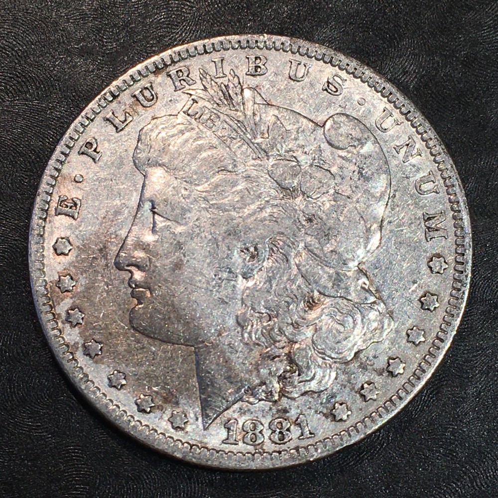 1881 Morgan Silver Dollar - High Quality Scans #P125