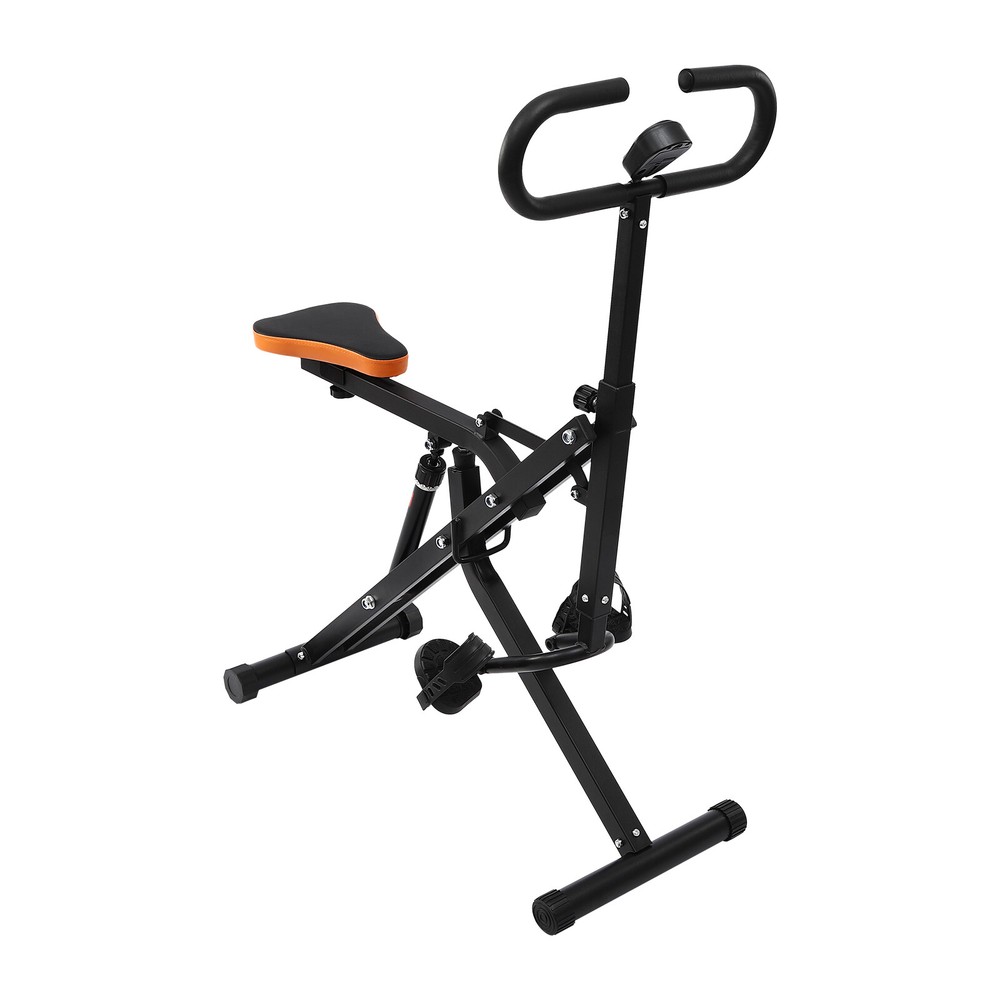 264 lbs Adjustable Squat Machine Trainer Rowing Machine For Ab Workout Glutes
