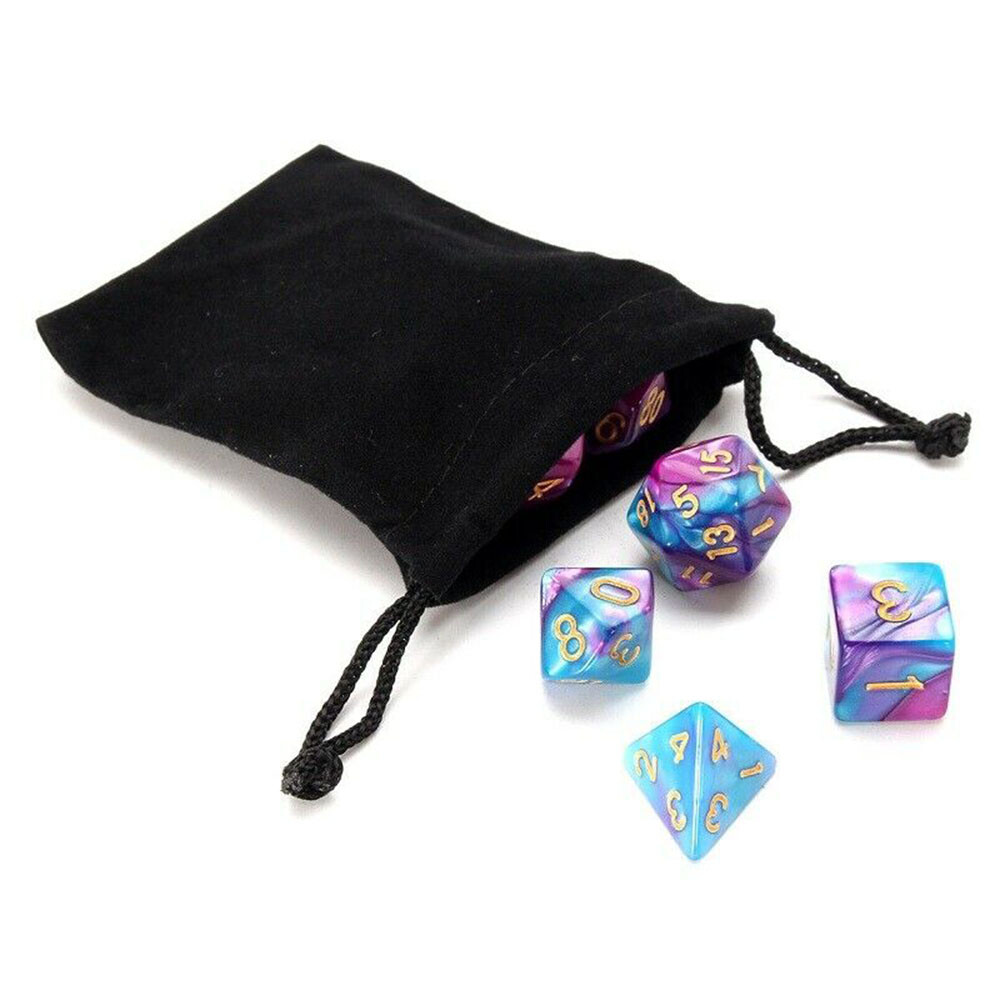 42 Pcs Polyhedral Dice Sets w/ Pouches for Dungeons and Dragons DND RPG MTG