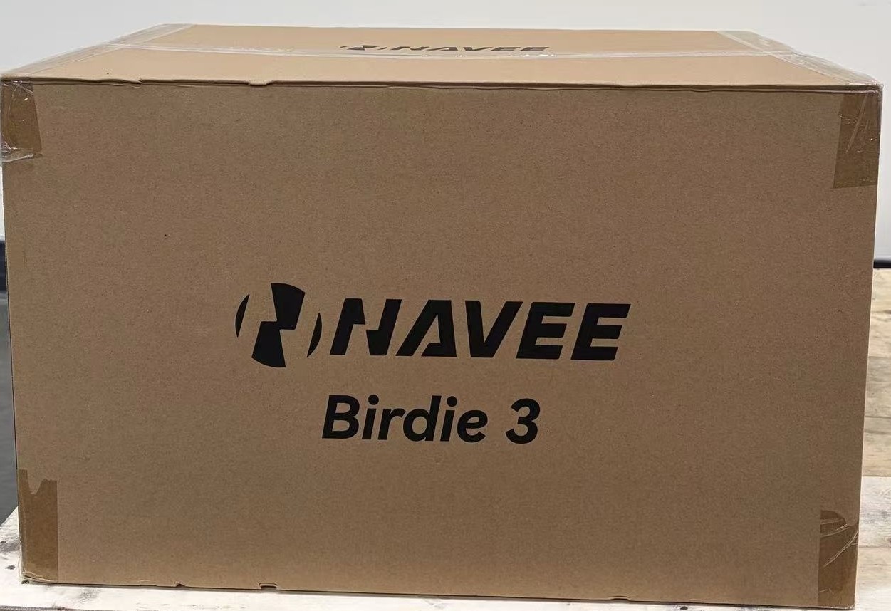 NAVEE Birdie 3 Electric Golf Push Cart Trolley Remote Control,36 Holes , New