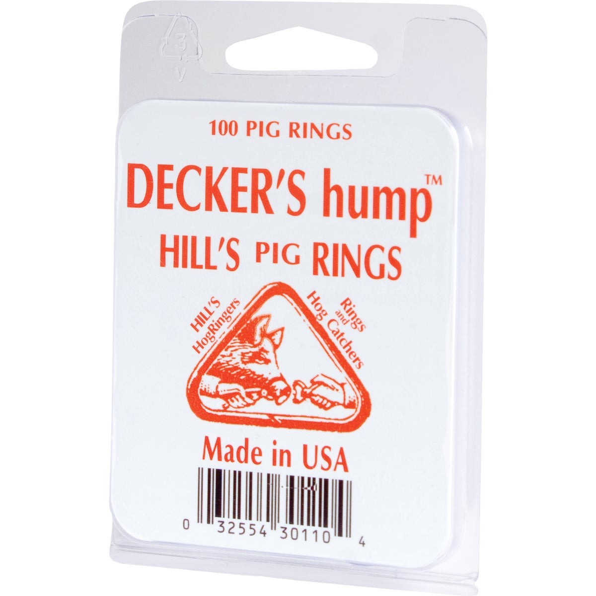 Decker Hill's Steel Pig Ring (100-Pack) #1 Decker Hill's #1 032554301104 Steel