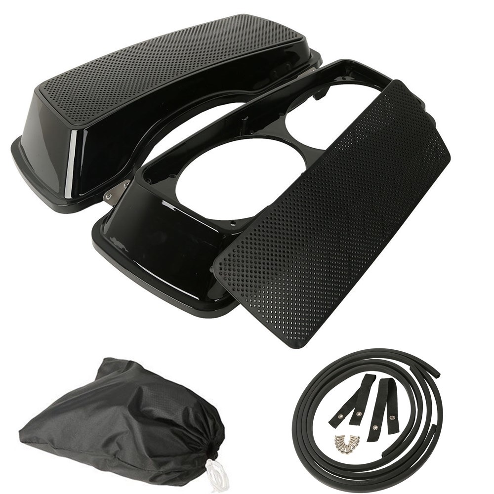 Dual 6x9 Saddlebag Speaker Lids Fit For Harley-Davidson Touring Models 1993-2013