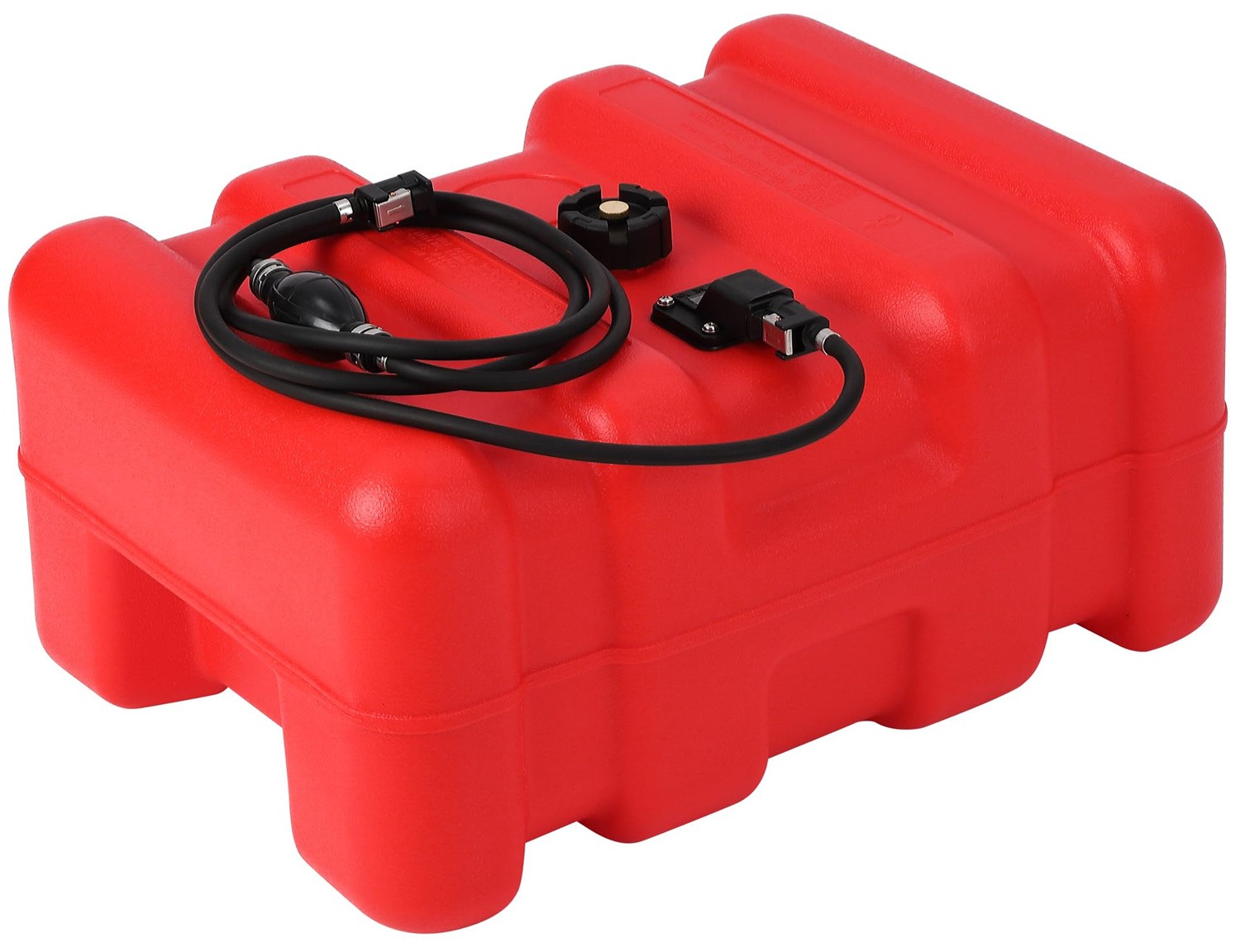 15 Gallon Portable Marine Fuel Tank 55L Outboard Boat Motor Gas Tank w/pump,NEW