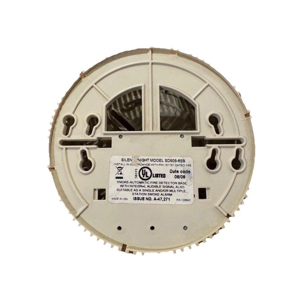 Silent Knight SD505-6SB Addressable Sensor with Sounder Base