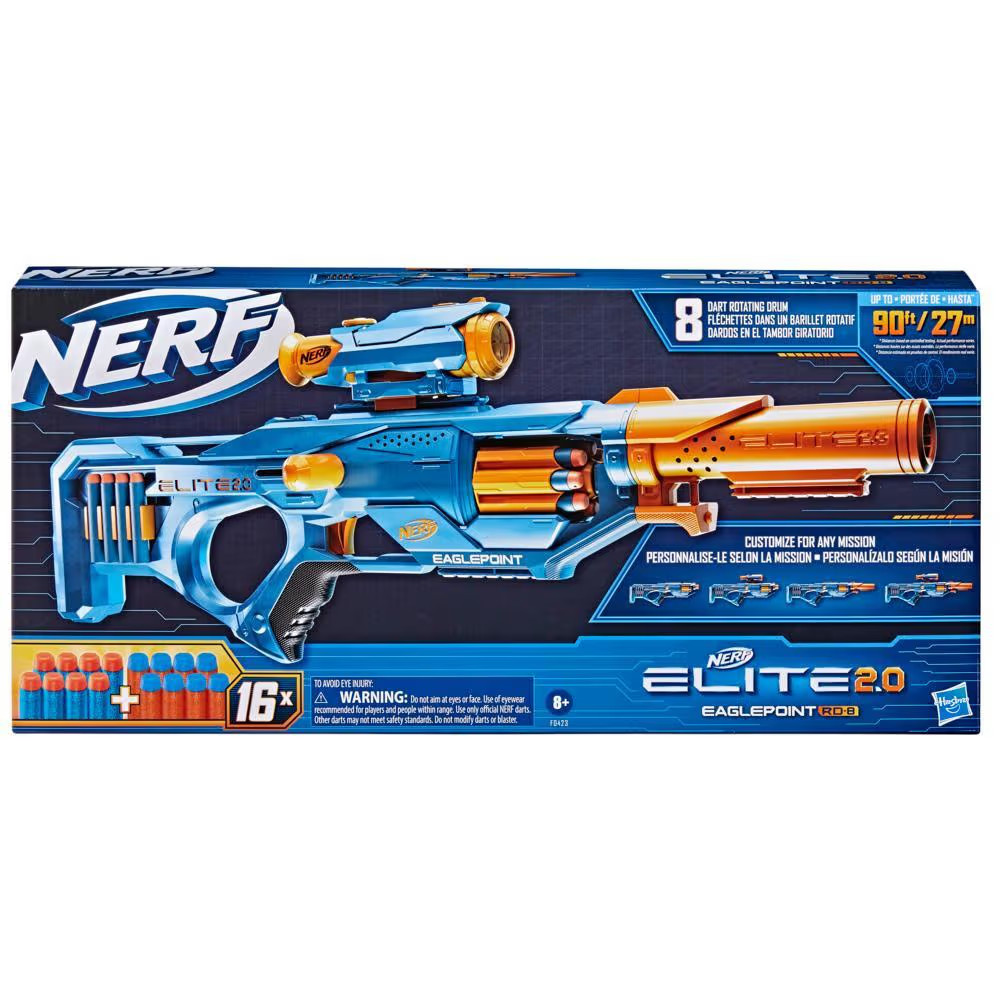 NERF Elite 2.0 Eagle point RD 8 Blaster