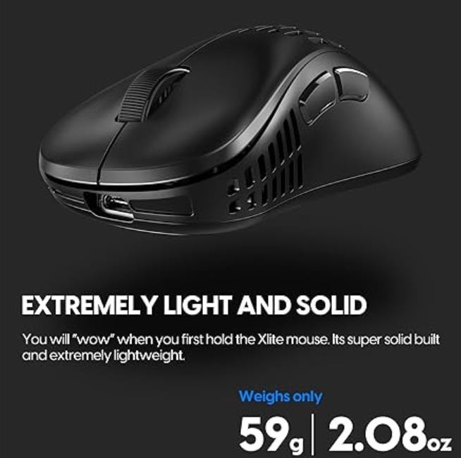 Pulsar Xlite V2 Mini Wireless Gaming Mouse - Black