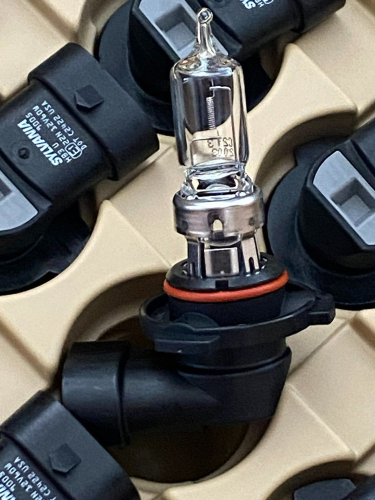 9005 Headlight Bulbs Sylvania Basic HB3 U (12V, 60W) Bright TWO in Bulk Package