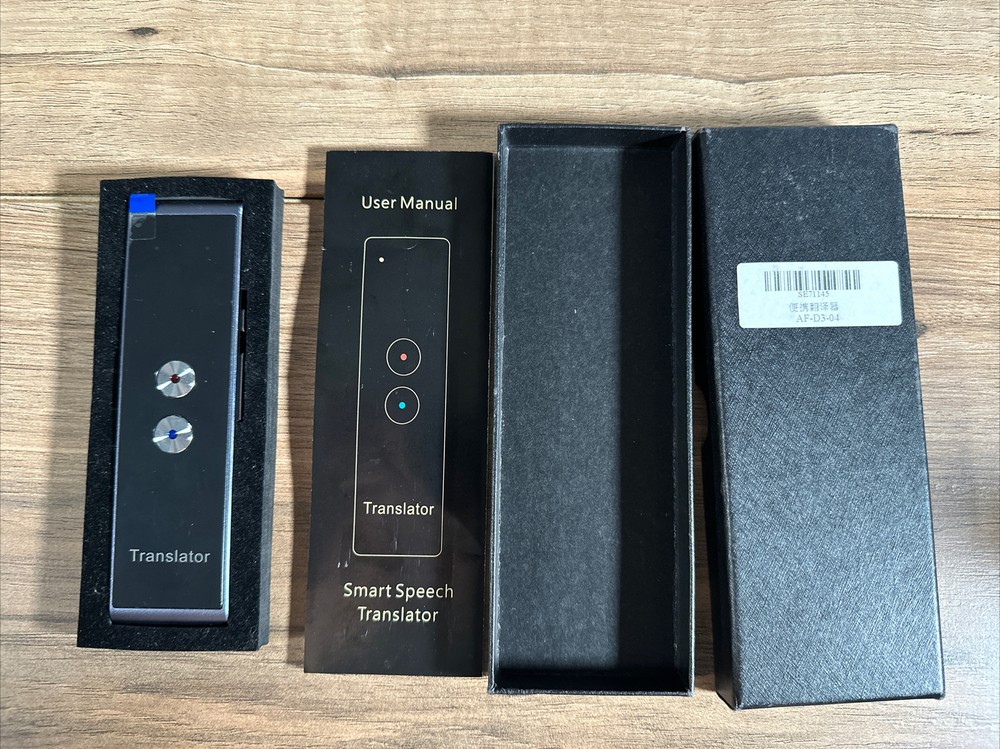 Smart Speech Translator Portable In Box With Manual