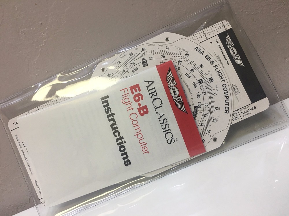 ASA E6-B LIGHT WEIGHT FLIGHT COMPUTER p/n ASA-E6B-P