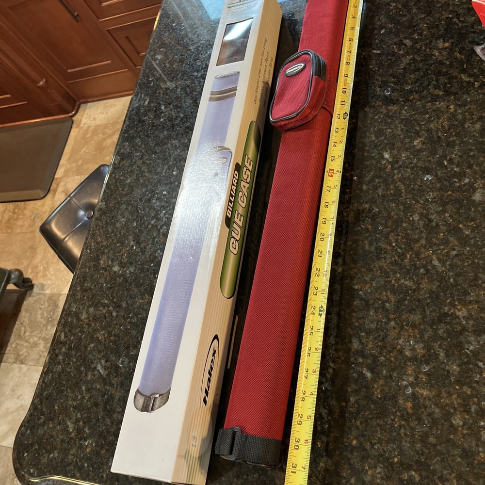 Halex Pool Cue Case RED