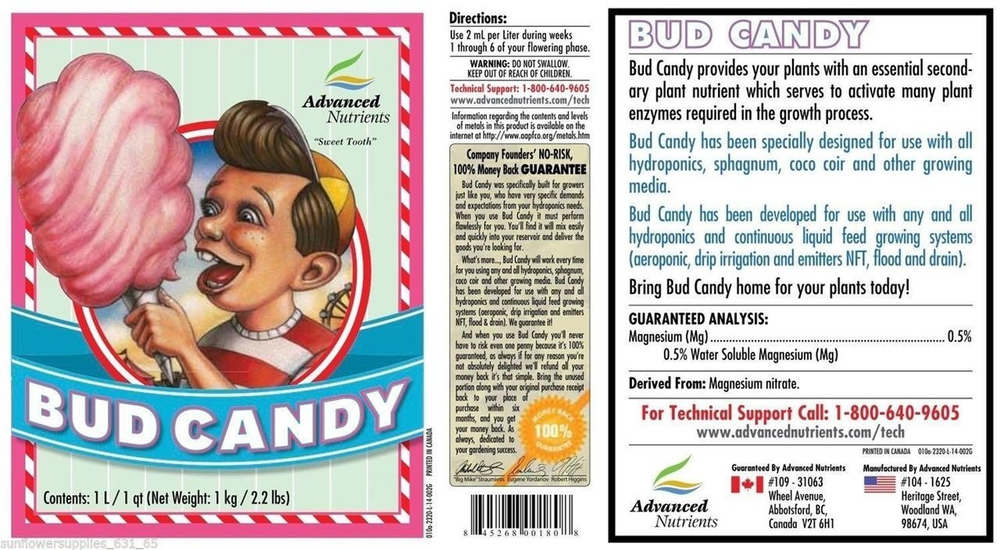 Advanced Nutrients Bud Candy - Carbohydrate Supplement for Plants