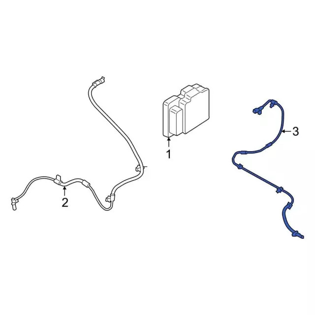 Genuine Ford ABS Wheel Speed Sensor ML3Z-15K857-C