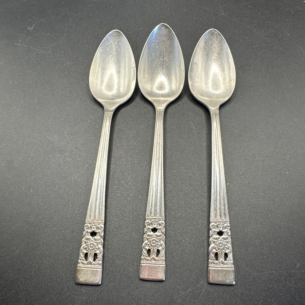 Community Plate Coronation 3- Teaspoons