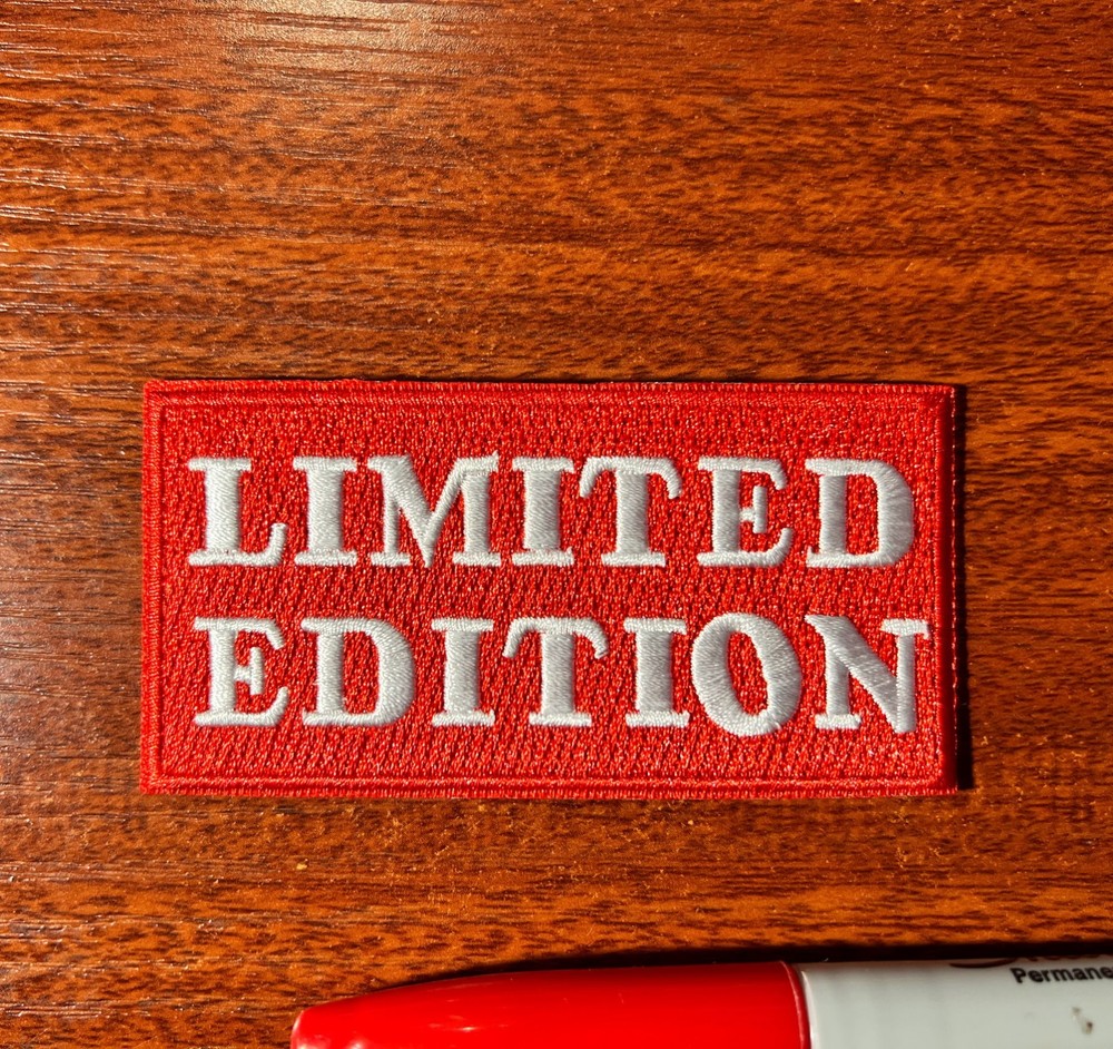 Limited Edition Patch 3.5x1.75" Memes Funny Random Embroidered Iron On Patch