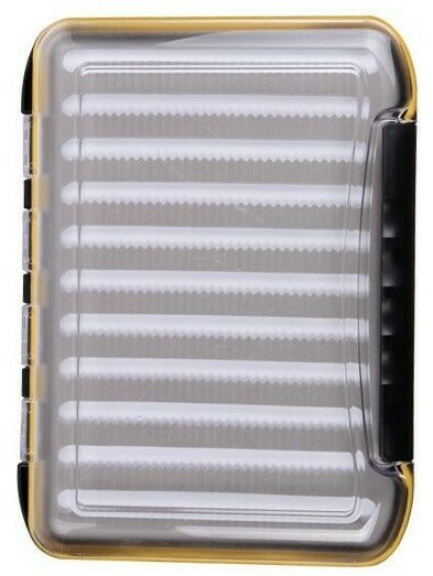 XXL Clear 2 Sided Waterproof Jig Box W/Slit Foam Inserts Ice/Fly Fishing