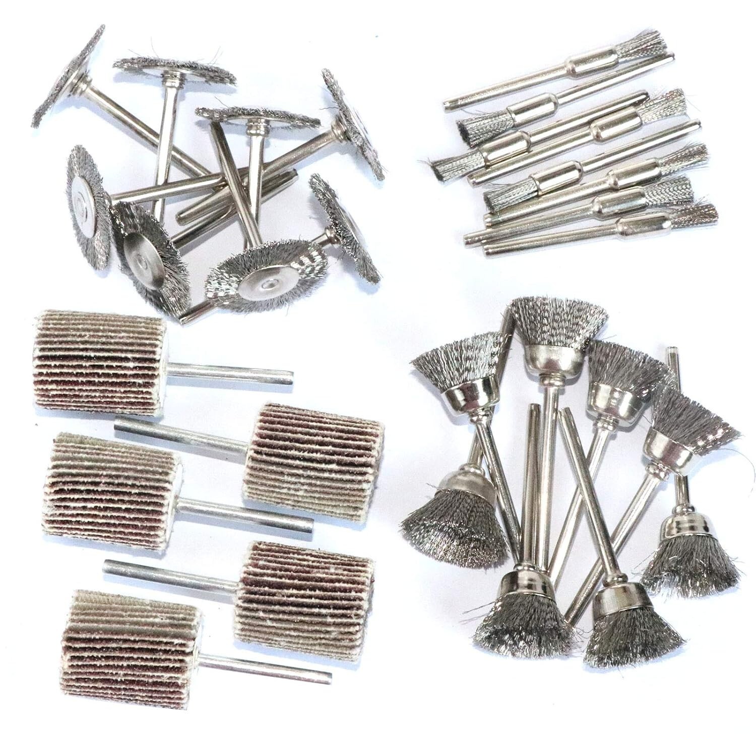 69Pcs Abrasive Wheel Polishing Buffing Grinding Brush Kit For Dremel Rotary Tool