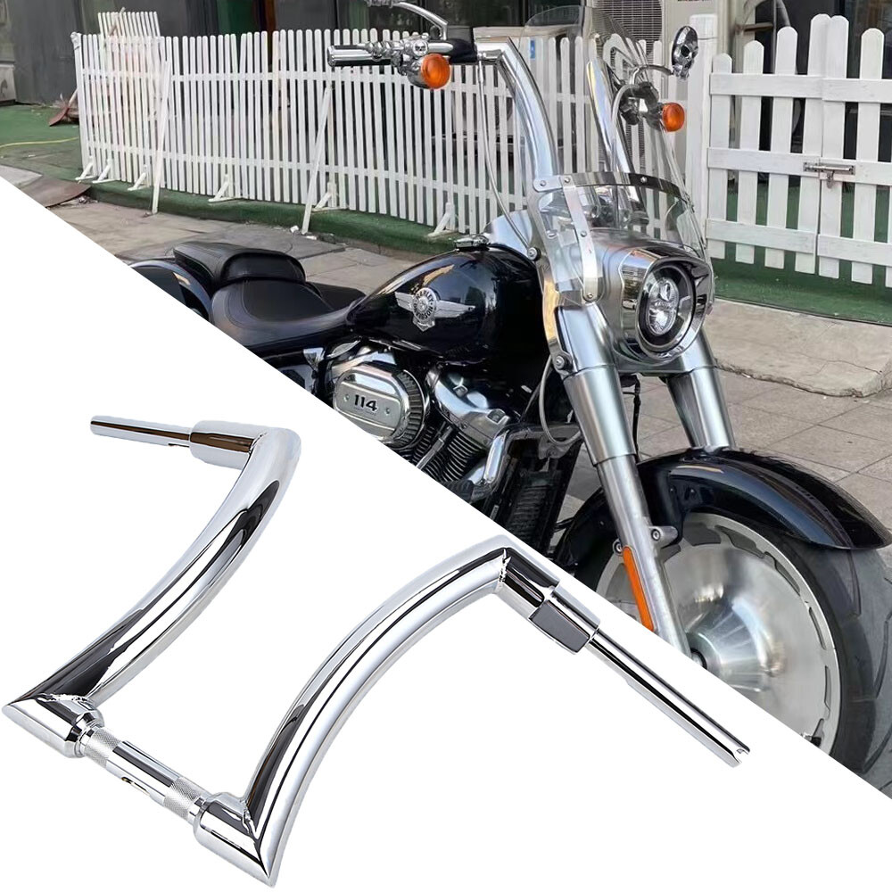 DNA MONSTER 16'' Rise Ape Hanger Fat Bars 2" Handlebar For Harley Fatboy Softail