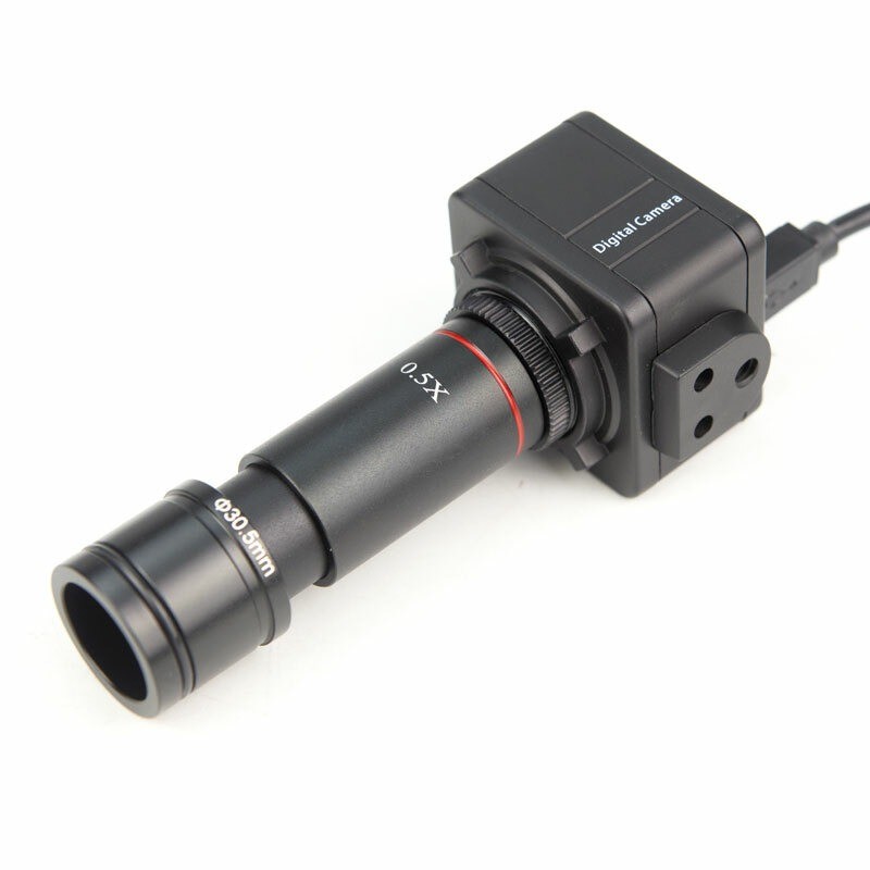 5.0 MP HD Digital Electronic Eyepiece Camera USB Microscope with C Mount Adapter