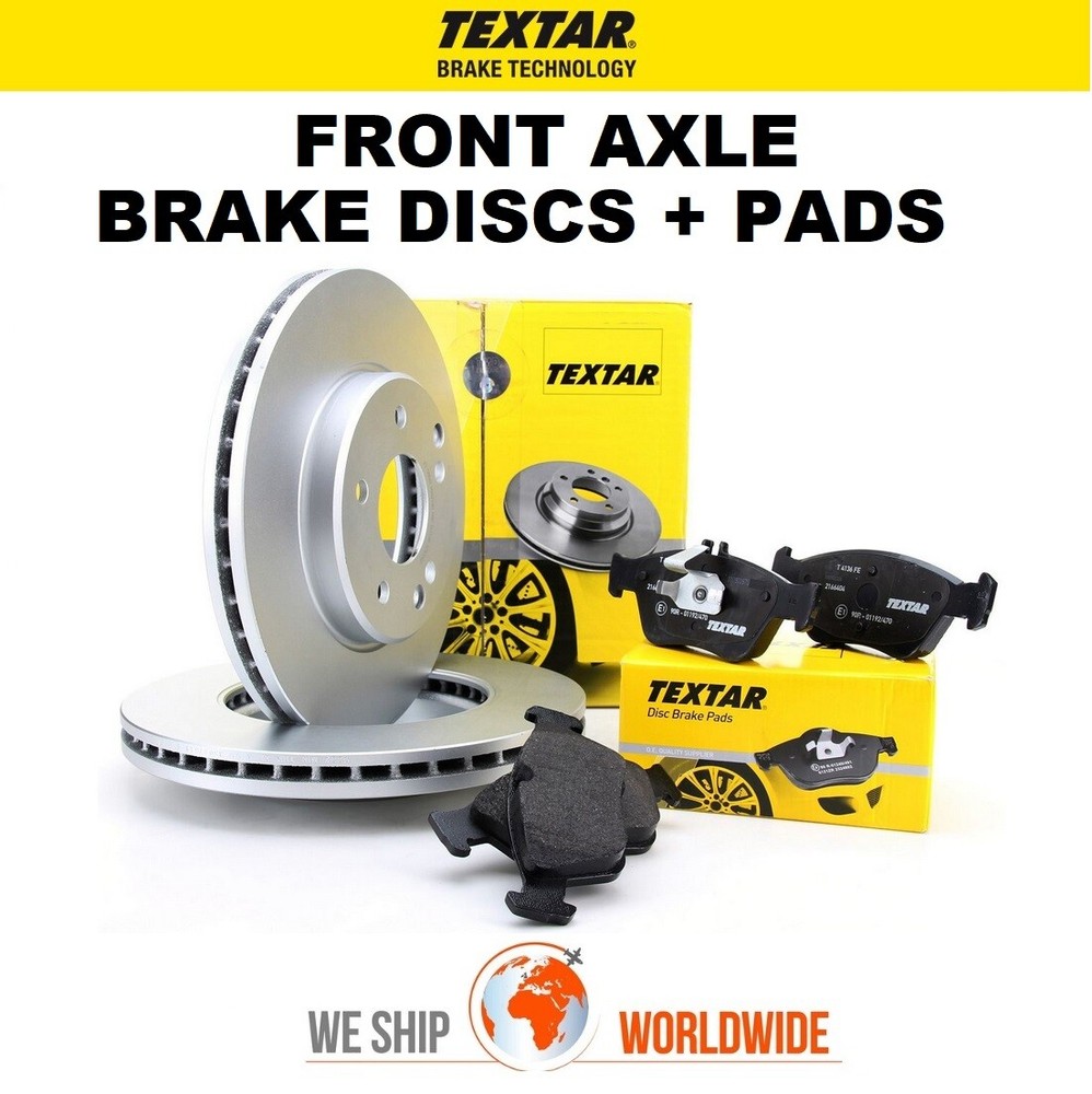 Front Axle BRAKE DISCS & BRAKE PADS for VW PASSAT 2.0 2001-2005