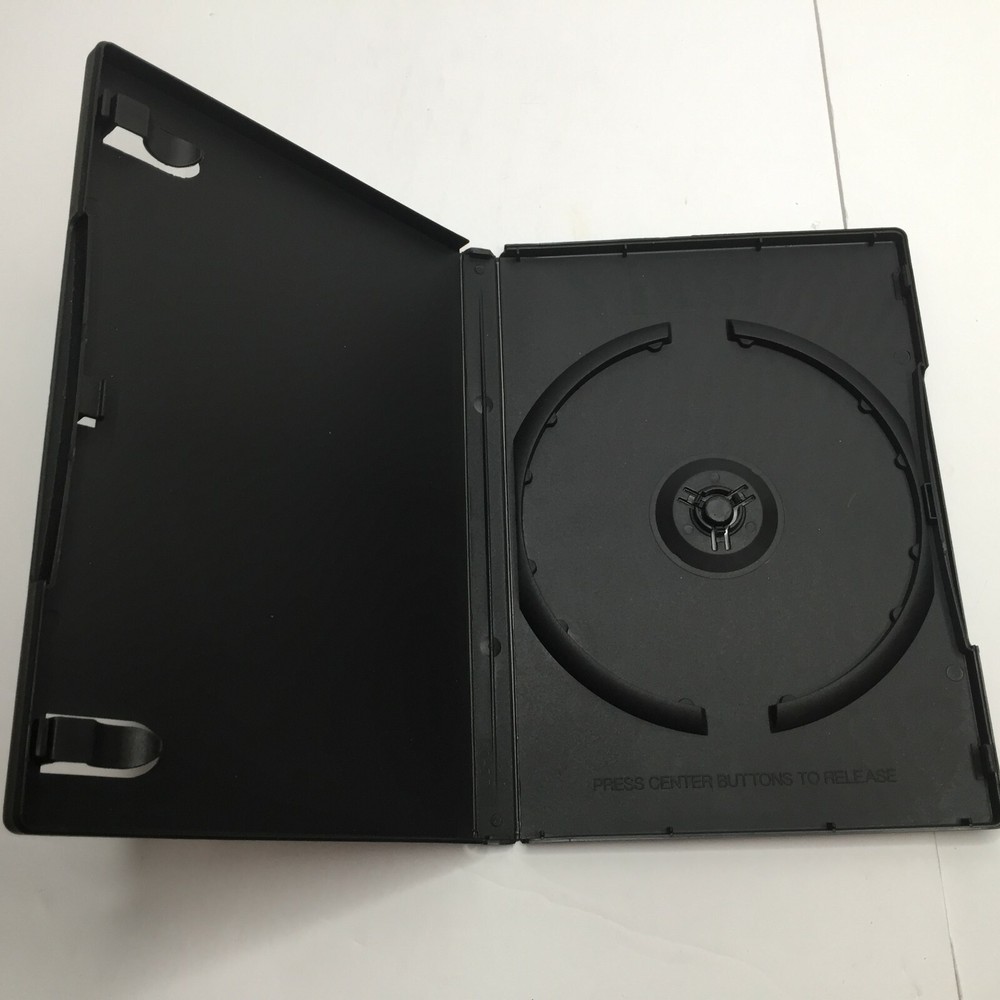 DVD Shell Cases Blank Black Empty Storage Organize Replacement Set Of 9