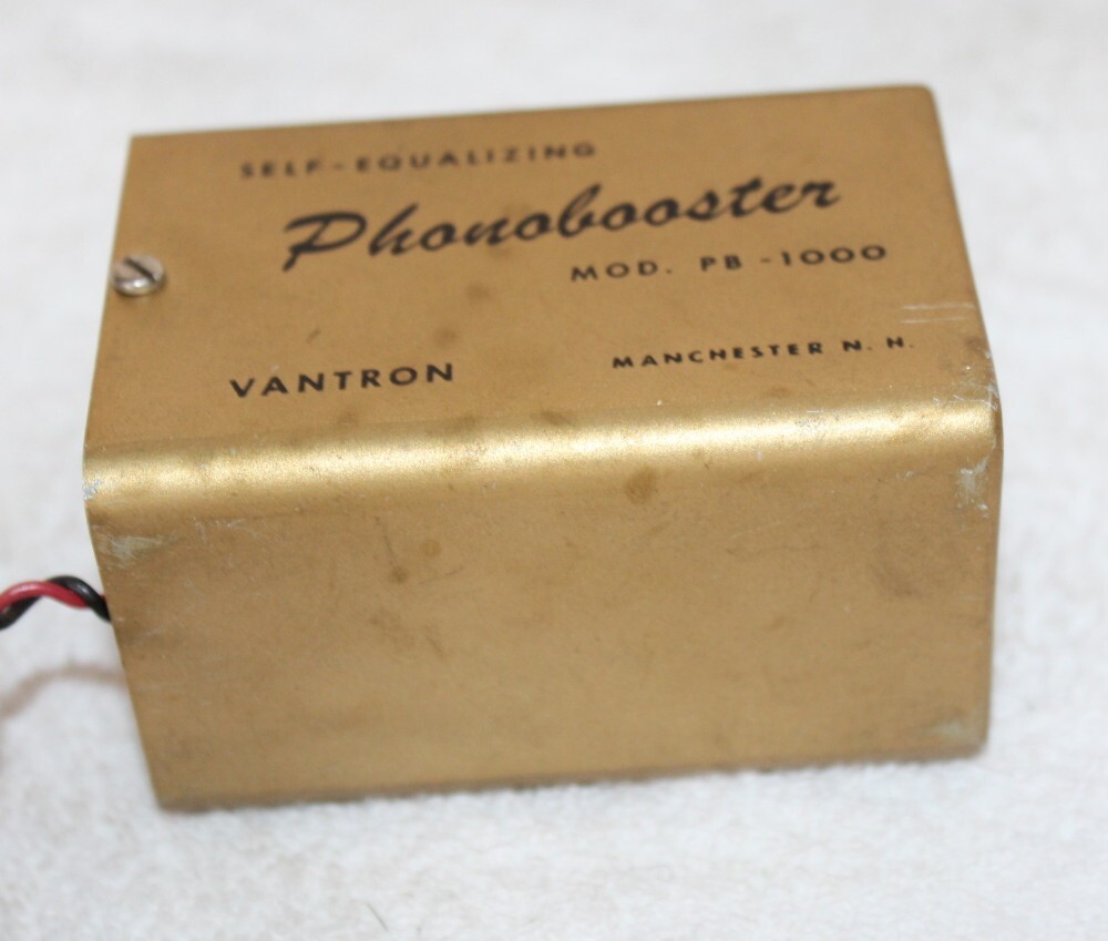 Vantron PB-1000 Self Equalizing Phono Booster Preamp in Box ~ Phonobooster