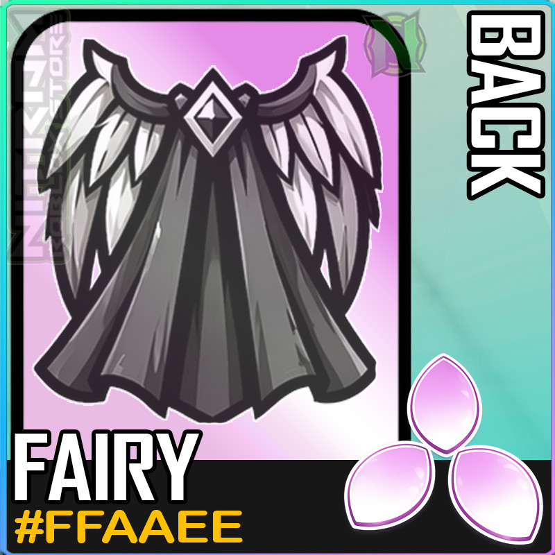 World Zero WZ - COSMETICS - #FFAAEE (FAIRY) - BACK