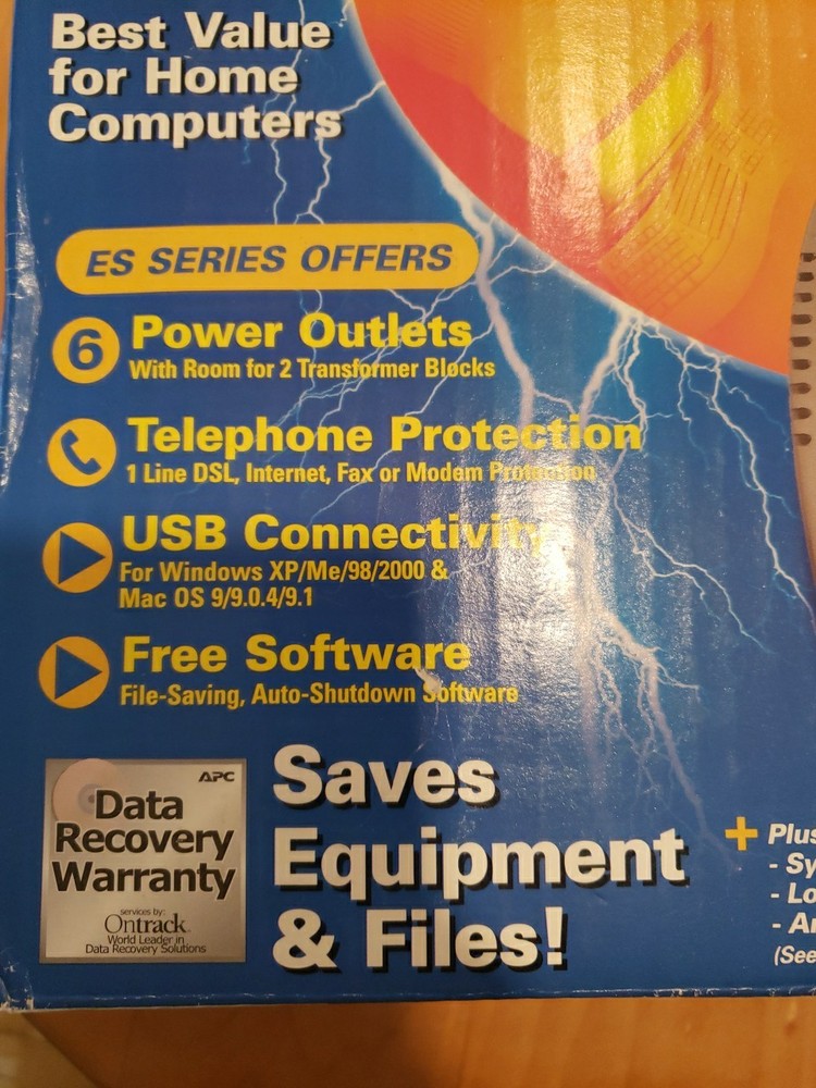 New APC Battery Backup 350va (200 Watts)