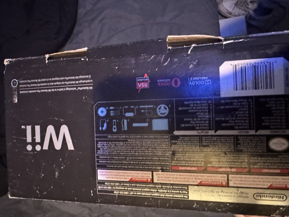Nintendo Wii Mario Kart BOX