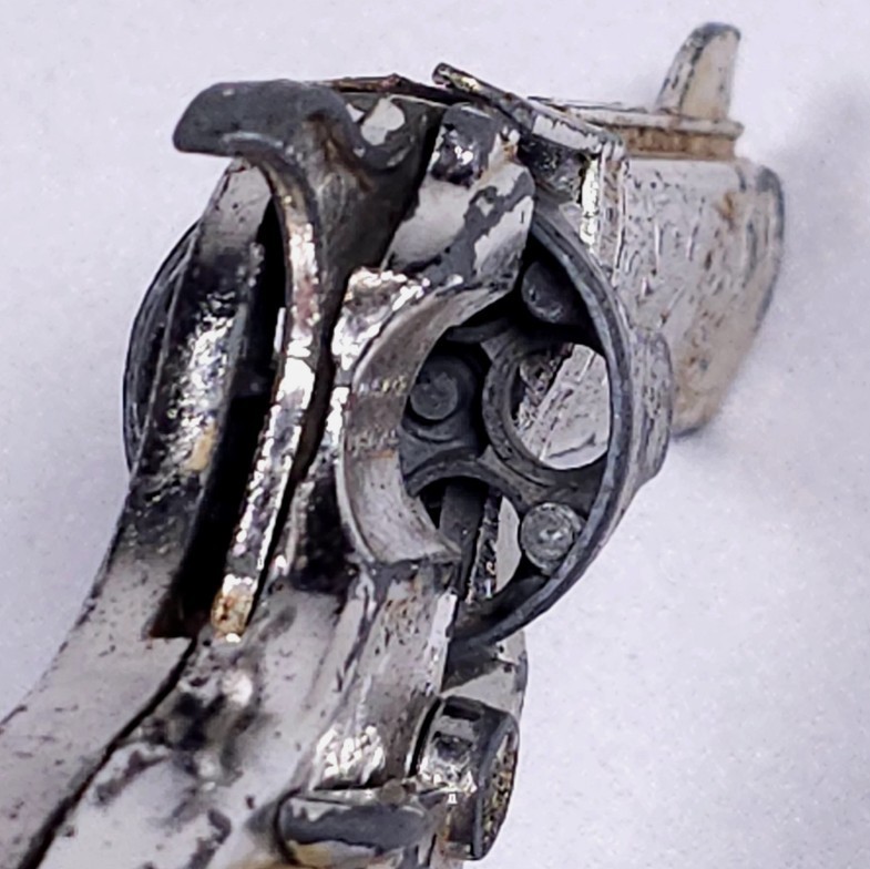 Vintage 1950’s Nichols Stallion Toy Cap Gun Western Cowboy w Holster Orange Plug