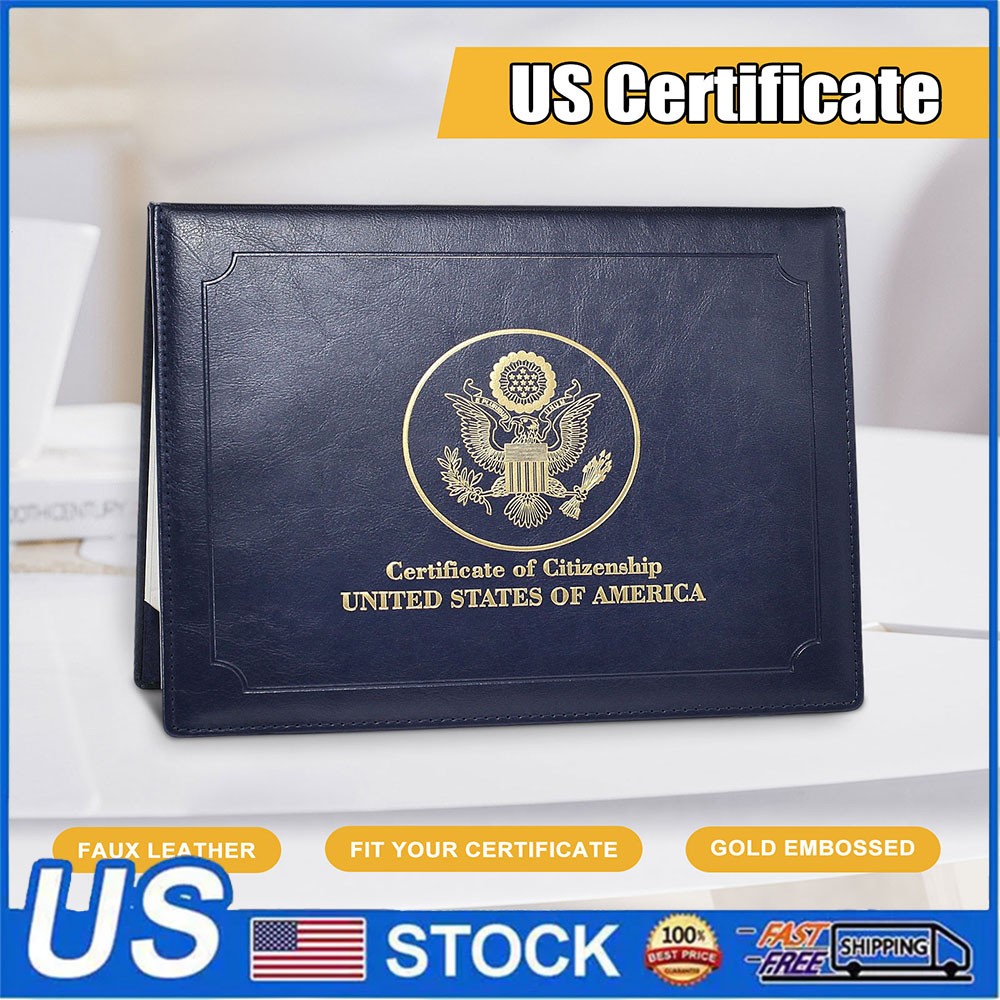 Citizenship Certificate Holder - US Citizenship Gifts - PU Naturalization US