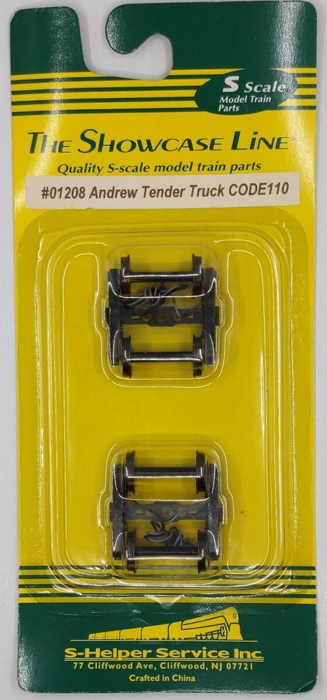 S-Helper 01208 S Scale Andrew Tender Truck CODE110