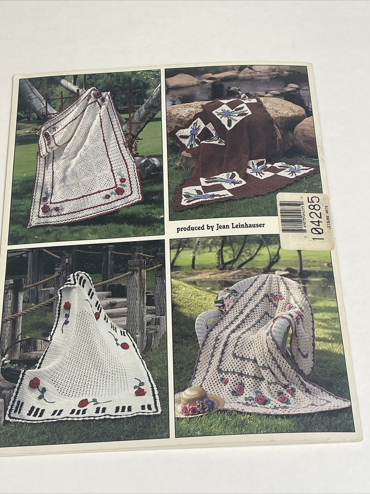 ASN Afghans From Nature 5 Designs Crochet Pattern