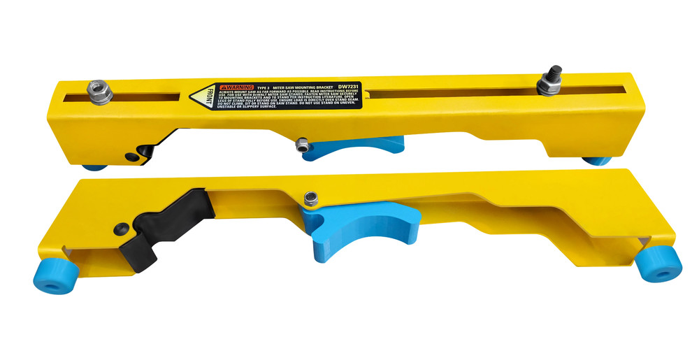 Yellow Replacement Mounting Bracket Clip Levers for Dewalt DW7231