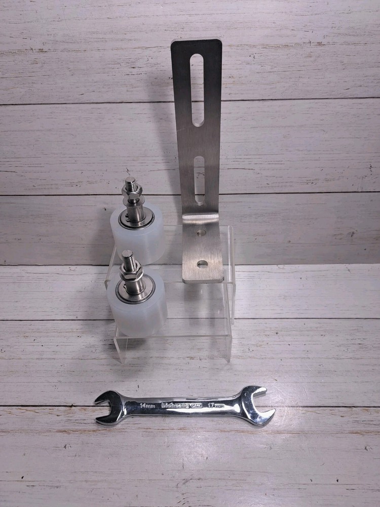 Gate Roller Guide Adjustable Sliding Gate Nylon Roller 1 5/8'' with L Shaped