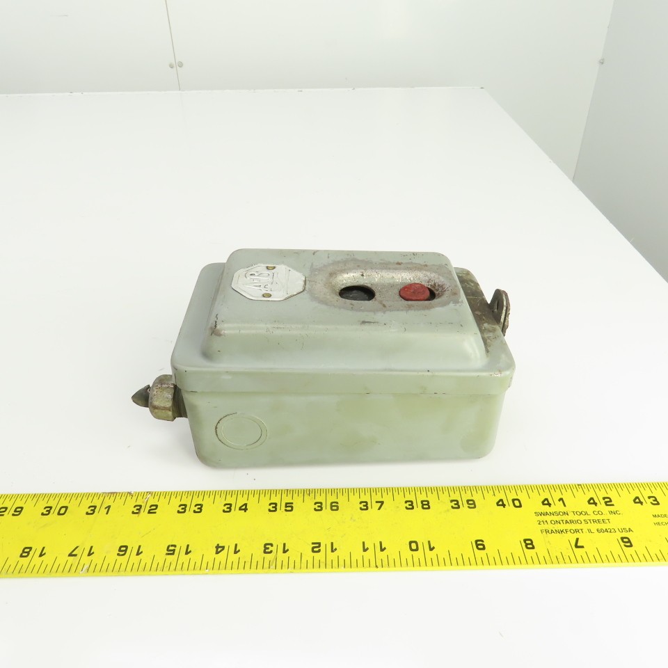 Allen Bradley 2-Button Size 0 Manual Motor Starter Control Operator Panel