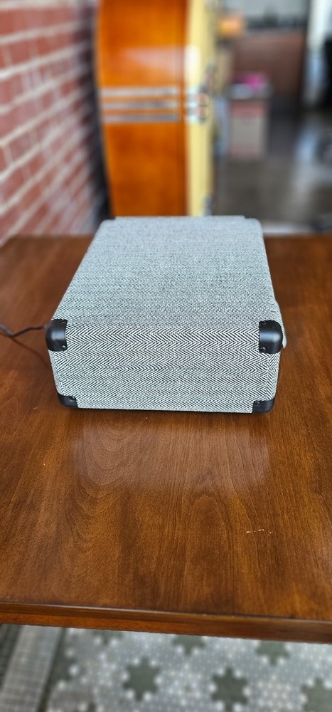 Open Box- Cruiser Plus Portable Turntable with Bluetooth In/Out - Herringbone