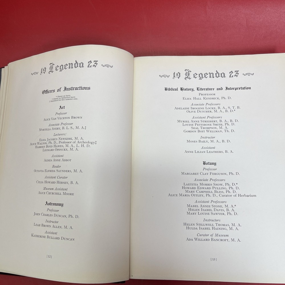 LEGENDA 1923 Yearbook
