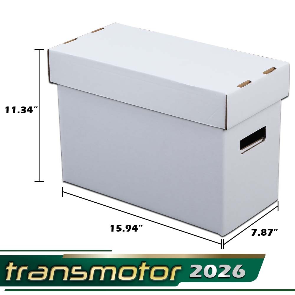 3Pcs Short Comic Book Storage Boxes Holds 150-175 Stackable Archival Cardboard